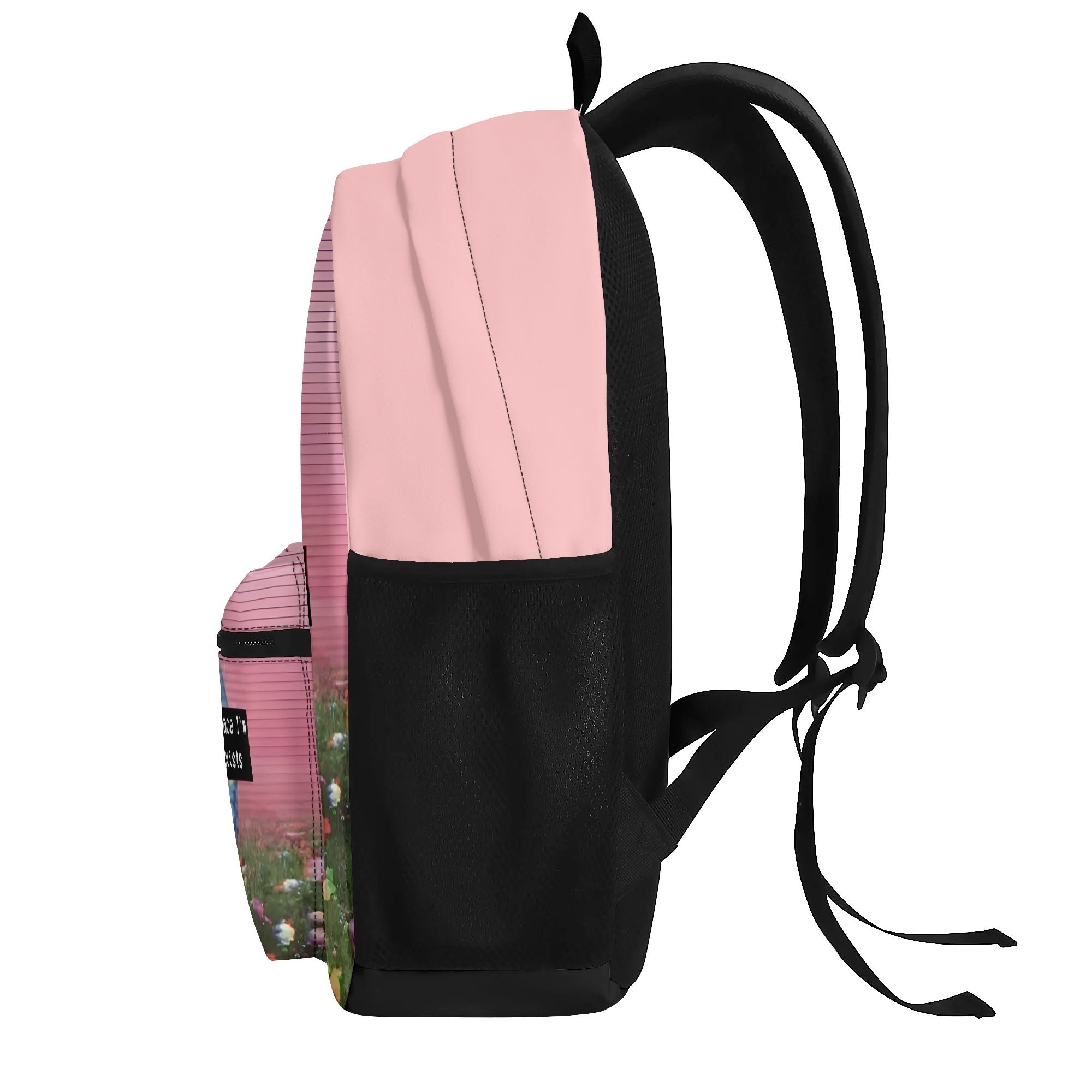 BoundTo - Vintage Backpack: Durable Polyester, Multi-Pocket Design for Everyday Comfort & Style