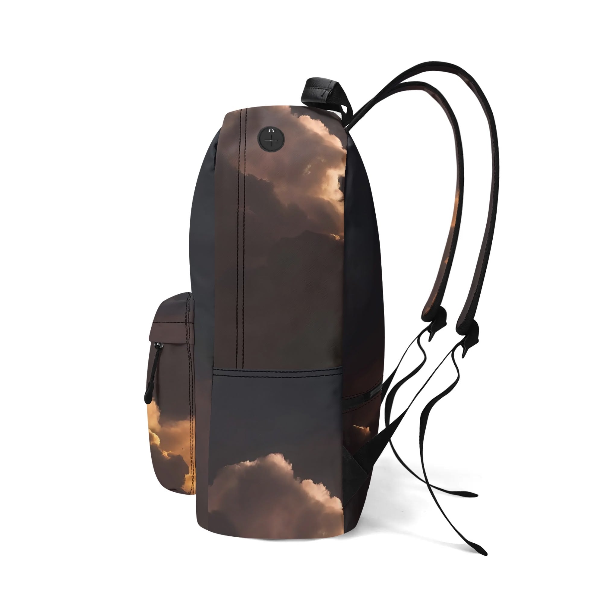 AtomicCrash - Premium 17 Inch PU Leather School Backpack - Spacious, Durable & Convenient for Students