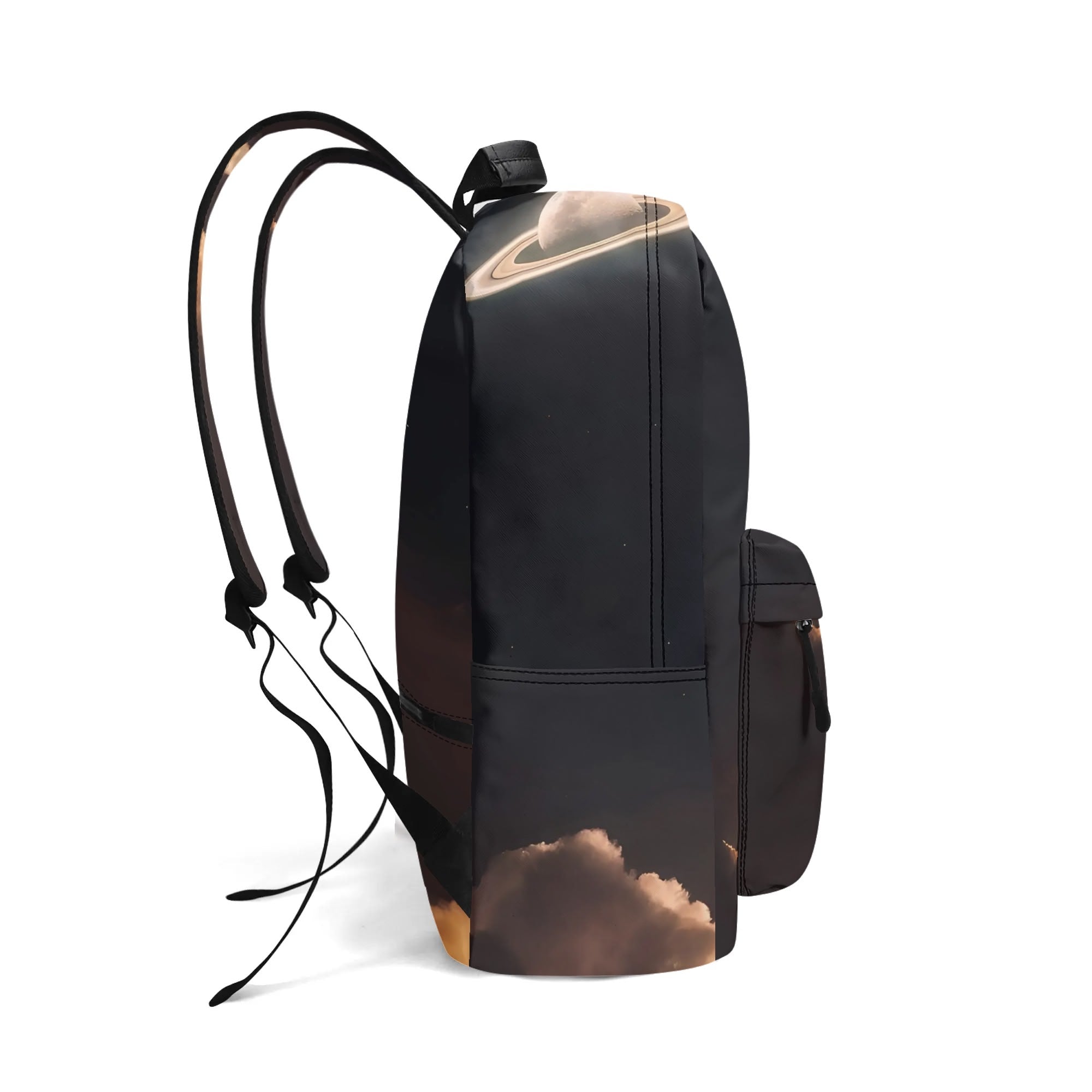 AtomicCrash - Premium 17 Inch PU Leather School Backpack - Spacious, Durable & Convenient for Students