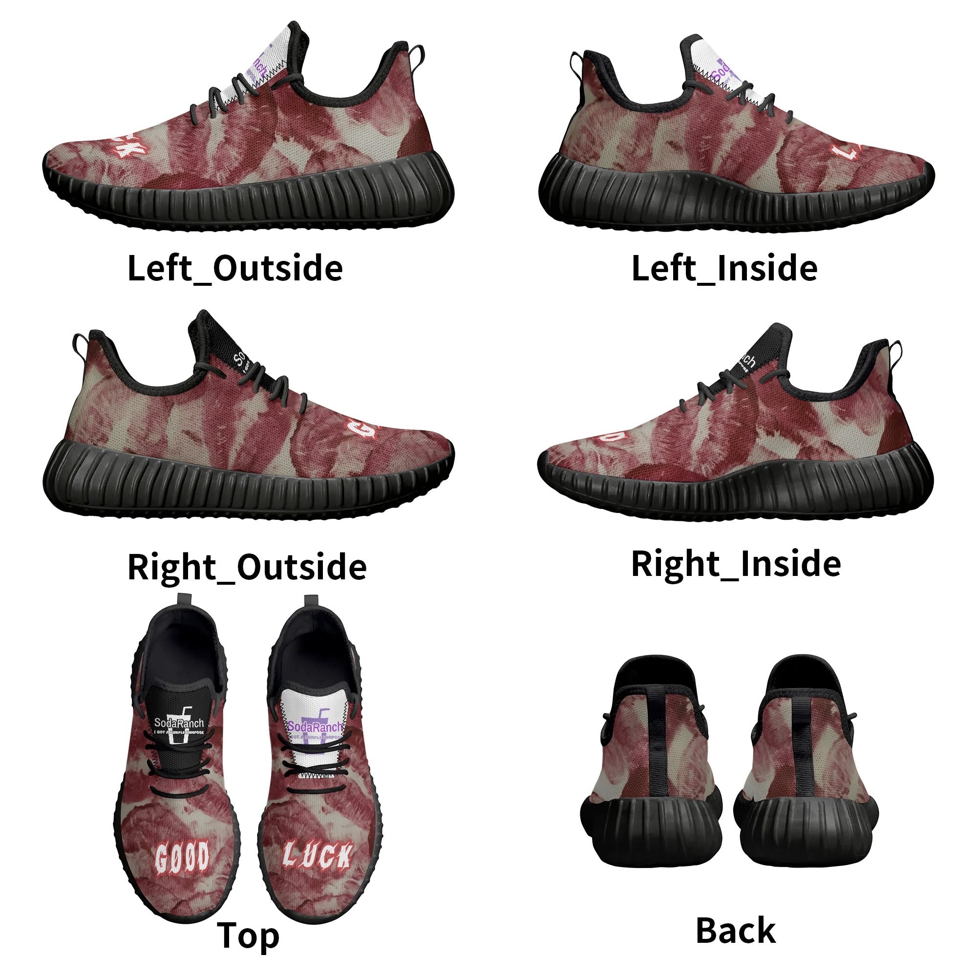 GOOD LUCK KISS - MD Outsole & Removable EVA Insole - Sneakers with Exceptional Support & Comfort