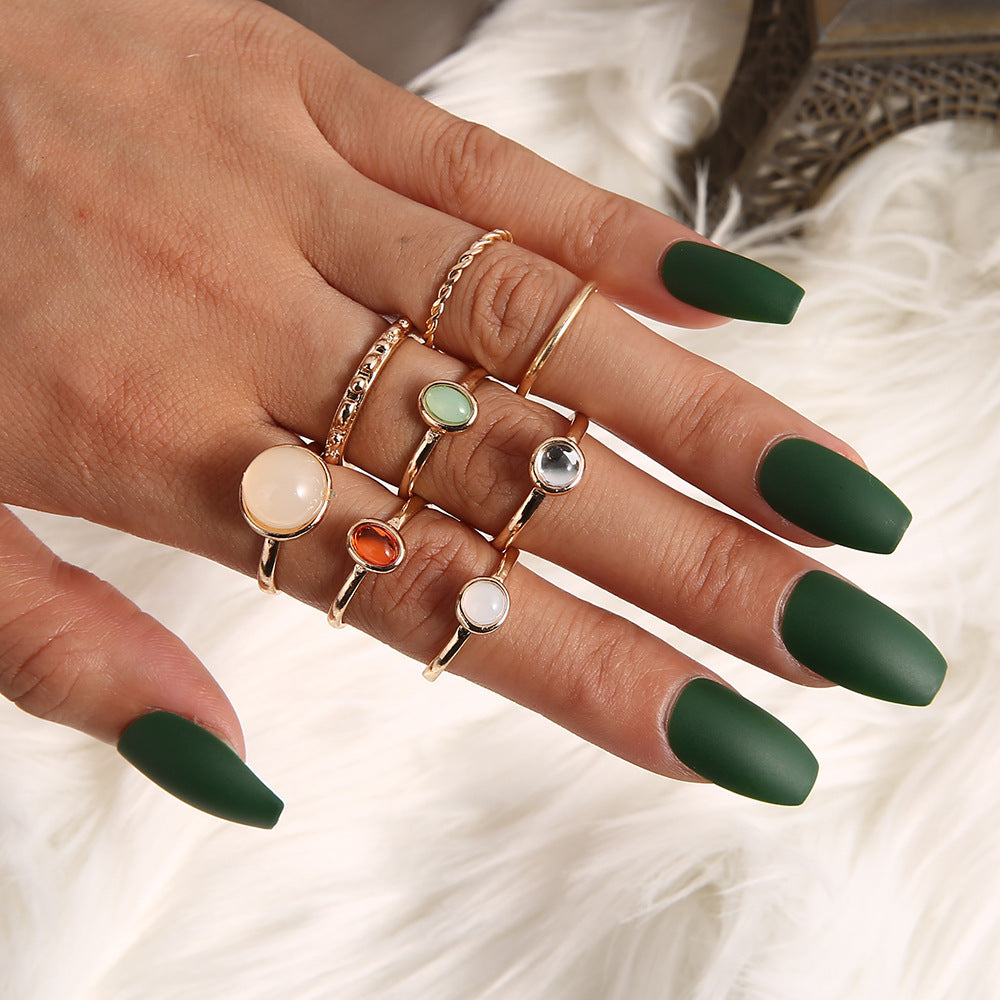 Leaf Crown Geometric Articulation 6 Piece