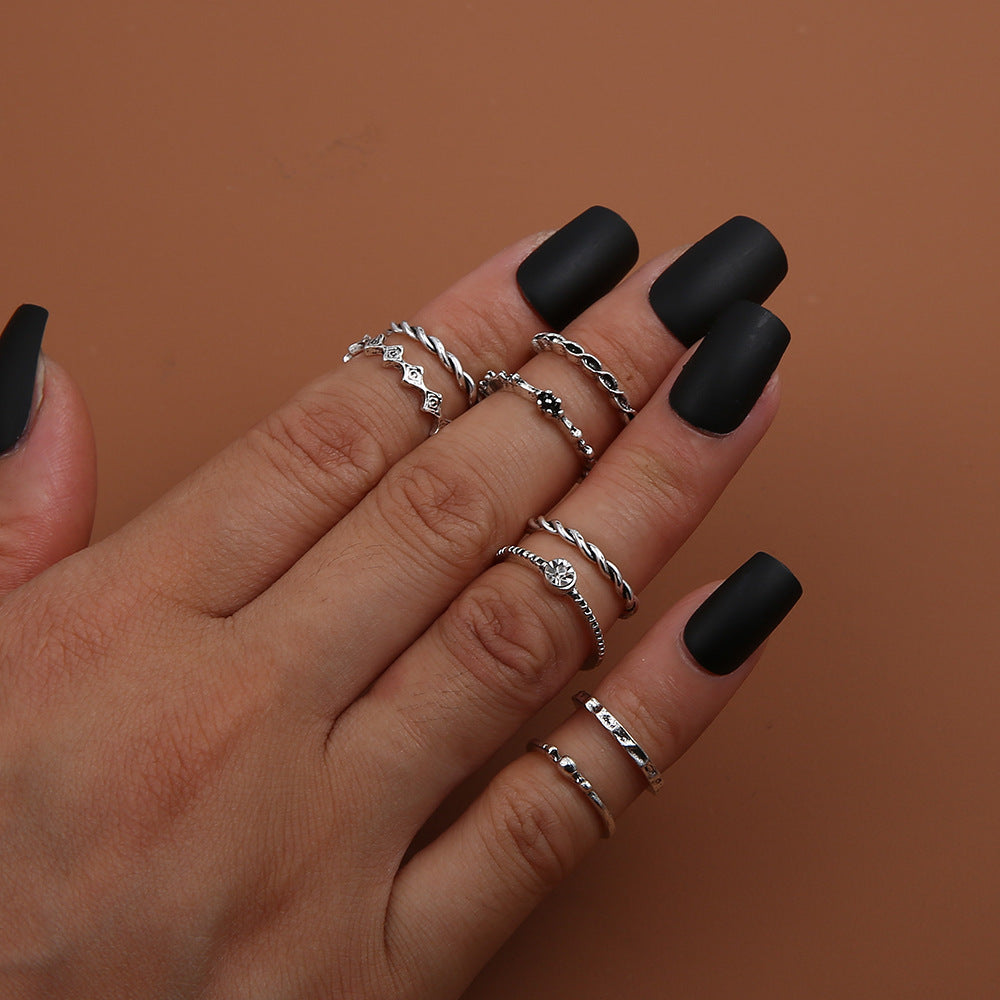 Leaf Crown Geometric Articulation 6 Piece